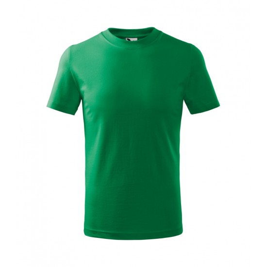 Vaikiški Marškinėliai MALFINI Basic 138 Kelly green 160g/m2 Vaikiški Marškinėliai MALFINI Basic 138 Kelly green 160g/m2