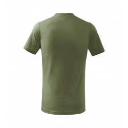 Vaikiški Marškinėliai MALFINI Basic 138 Khaki 160g/m2