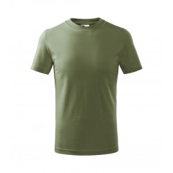 Vaikiški Marškinėliai MALFINI Basic 138 Khaki 160g/m2
