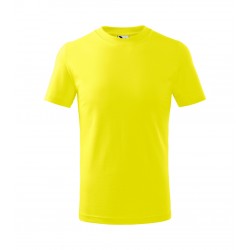 Vaikiški Marškinėliai MALFINI Basic 138 Lemon 160g/m2