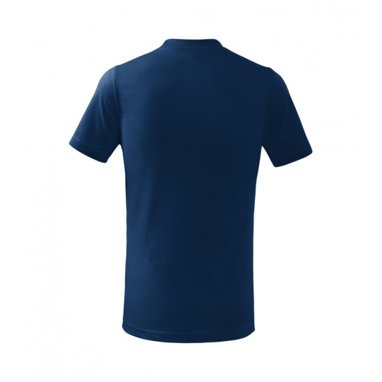 Vaikiški Marškinėliai MALFINI Basic 138 Midnight blue 160g/m2