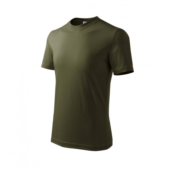 Vaikiški Marškinėliai MALFINI Basic 138 Military 160g/m2 Vaikiški Marškinėliai MALFINI Basic 138 Military 160g/m2