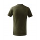Vaikiški Marškinėliai MALFINI Basic 138 Military 160g/m2 Vaikiški Marškinėliai MALFINI Basic 138 Military 160g/m2