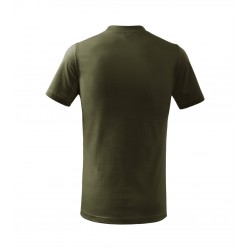 Vaikiški Marškinėliai MALFINI Basic 138 Military 160g/m2