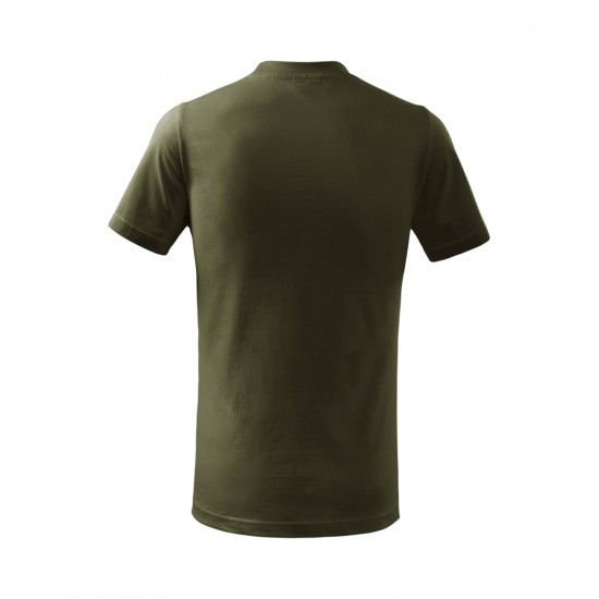 Vaikiški Marškinėliai MALFINI Basic 138 Military 160g/m2 Vaikiški Marškinėliai MALFINI Basic 138 Military 160g/m2