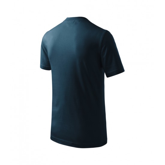 Vaikiški Marškinėliai MALFINI Basic 138 Navy blue 160g/m2 Vaikiški Marškinėliai MALFINI Basic 138 Navy blue 160g/m2