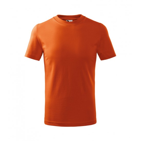 Vaikiški Marškinėliai MALFINI Basic 138 Orange 160g/m2 Vaikiški Marškinėliai MALFINI Basic 138 Orange 160g/m2