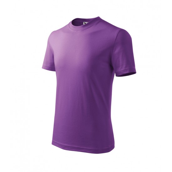 Vaikiški Marškinėliai MALFINI Basic 138 Purple 160g/m2