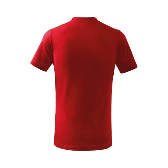 Vaikiški Marškinėliai MALFINI Basic 138 Red 160g/m2