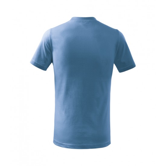 Vaikiški Marškinėliai MALFINI Basic 138 Sky blue 160g/m2 Vaikiški Marškinėliai MALFINI Basic 138 Sky blue 160g/m2