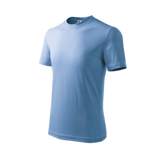 Vaikiški Marškinėliai MALFINI Basic 138 Sky blue 160g/m2