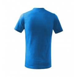 Vaikiški Marškinėliai MALFINI Basic 138 Snorkel blue 160g/m2