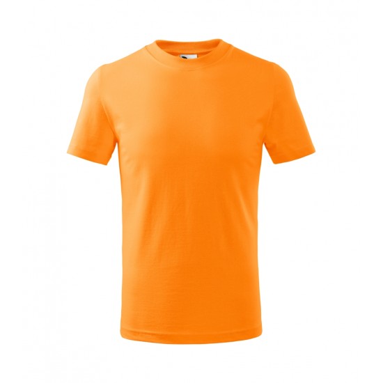 Vaikiški Marškinėliai MALFINI Basic 138 Tangerine orange 160g/m2 Vaikiški Marškinėliai MALFINI Basic 138 Tangerine orange 160g/m2