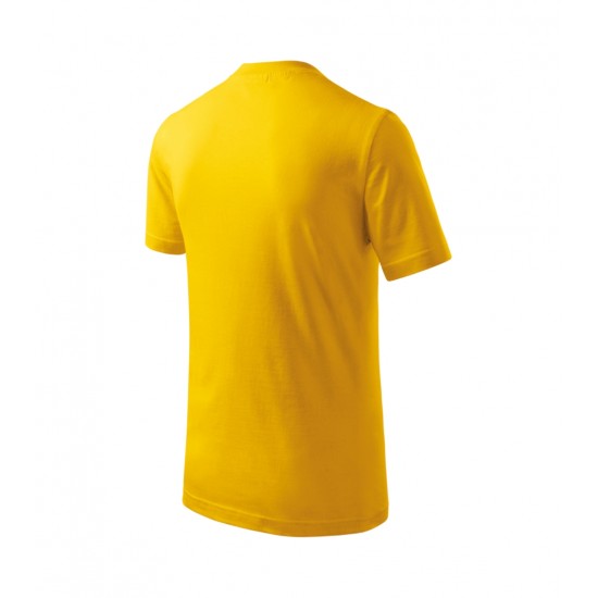 Vaikiški Marškinėliai MALFINI Basic 138 Yellow 160g/m2 Vaikiški Marškinėliai MALFINI Basic 138 Yellow 160g/m2