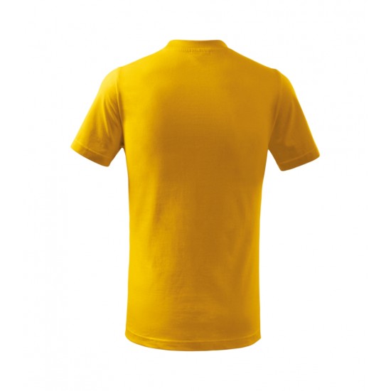 Vaikiški Marškinėliai MALFINI Basic 138 Yellow 160g/m2 Vaikiški Marškinėliai MALFINI Basic 138 Yellow 160g/m2