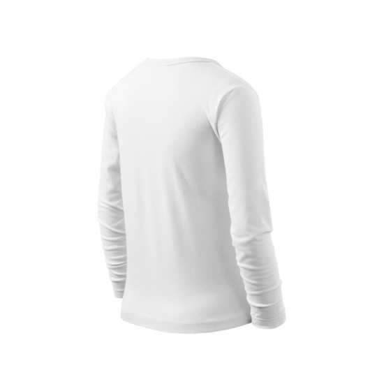 Vaikiški marškinėliai Malfini Fit-T LS 121 White Ilgoms rankovėmis
