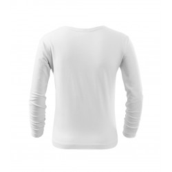 Vaikiški marškinėliai Malfini Fit-T LS 121 White Ilgoms rankovėmis