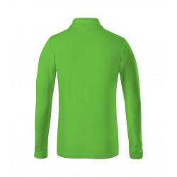 Vaikiški Marškinėliai Pique Polo Ls Apple green Ilgom Rankovėmis 200 g/m²