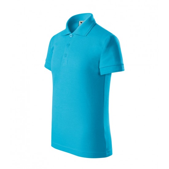 Vaikiški Polo Marškinėliai MALFINI Pique Polo, Blue atoll