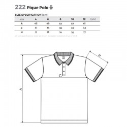 Vaikiški Polo Marškinėliai Malfini Pique Polo, Juodi