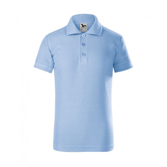 Vaikiški Polo Marškinėliai MALFINI Pique Polo, Sky blue