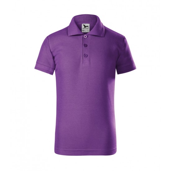 Vaikiški Polo Marškinėliai MALFINI Pique Polo, Violetinė