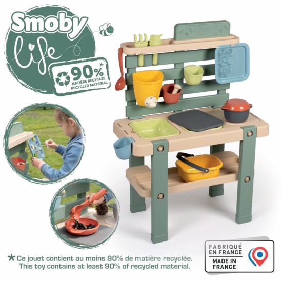 Vandens ir smėlio žaidimų virtuvėlė Smoby Life