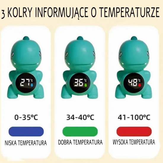 Vandens temperatūros termometras mėlynas WOOPIE