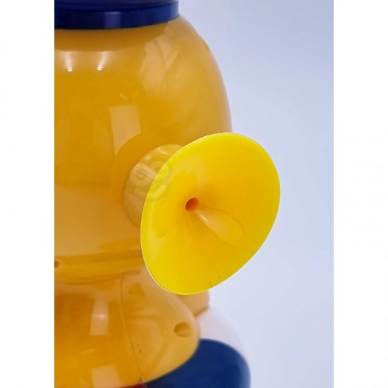 Vandens vonios žaislas „Ducky“ su besisukančiu ratuku ir perpildymo anuku WOOPIE BABY