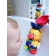 Vandens vonios žaislas „Ducky“ su besisukančiu ratuku ir perpildymo anuku WOOPIE BABY