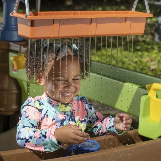 Vandens žaidimų centras su pompa ir stogeliu „Step2 Pump & Splash Shady Oasis“