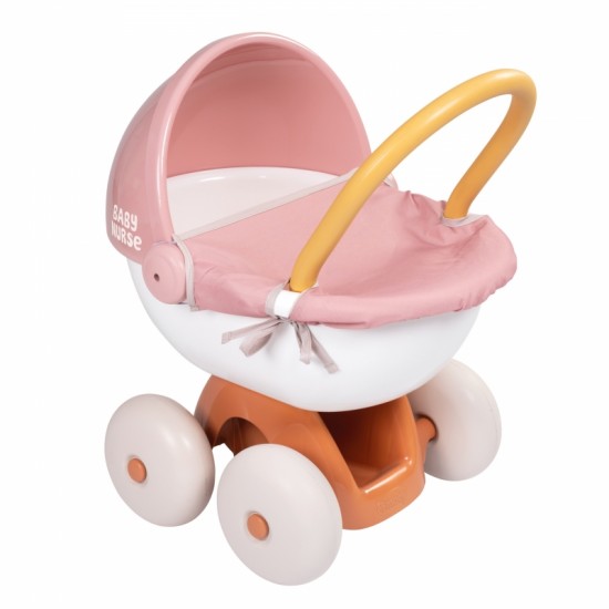 Vežimėlis su plastikiniu stogeliu SMOBY Baby Nurse Deep