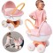 Vežimėlis su plastikiniu stogeliu SMOBY Baby Nurse Deep