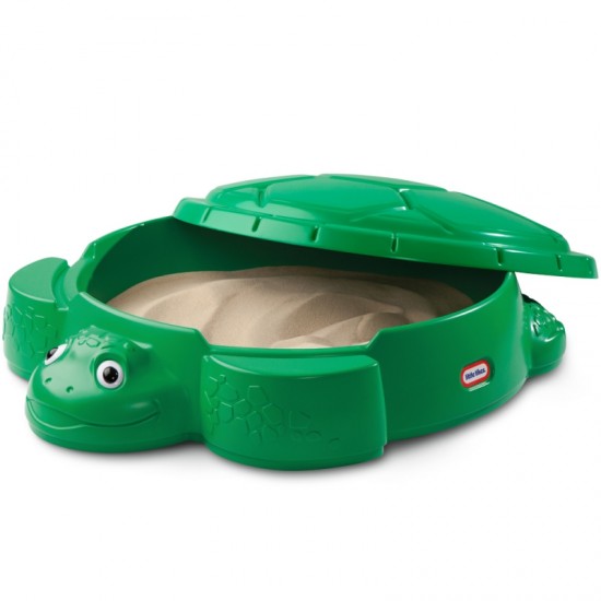 Vėžlių smėlio dėžė žaislinis konteineris su dangteliu LITTLE TIKES