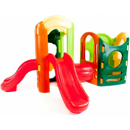 Viename žaidimų aikštelė „Monkey Grove“ su čiuožyklomis LITTLE TIKES 8
