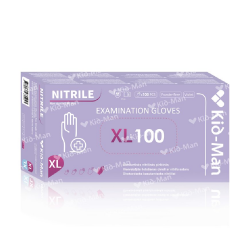 Vienkartinės Nitrilinės Pirštinės, Dydis XL, 100 vnt Pakuotė