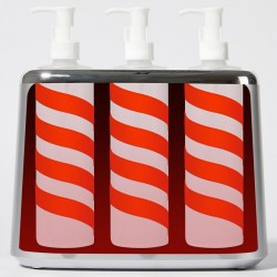 Vieno buteliuko masažinis aliejaus šildytuvas GEN II su trimis aliejaus buteliukais