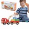 Viga Toys Medinis Kranas Su Konteineriais