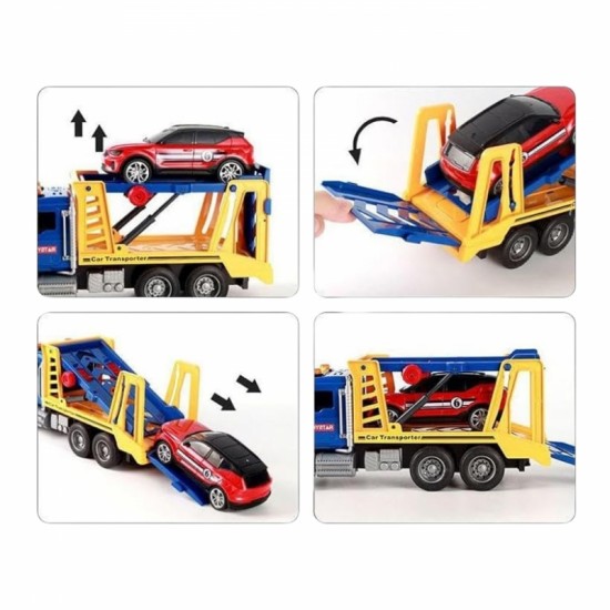 Vilkikas-transporteris su automobilio šviesomis ir garsu WOOPIE