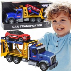 Vilkikas-transporteris su automobilio šviesomis ir garsu WOOPIE