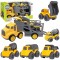 Vilkiko 4 viename rinkinys statybinėms transporto priemonėms WOOPIE