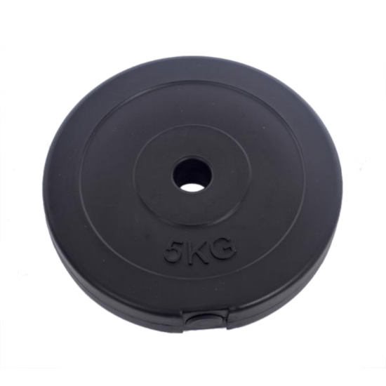 Vinilų Svorio Diskas Grifams Ir Hanteliams 5kg (31,5mm)
