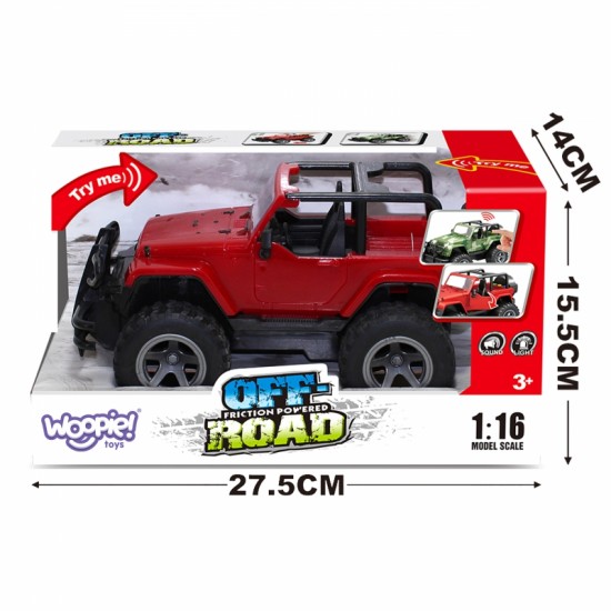 Visureigis su garsu ir šviesa WOOPIE Jeep