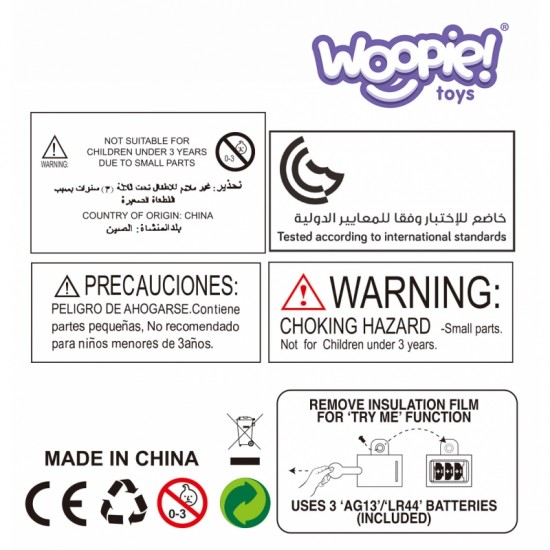 Visureigis su garsu ir šviesa WOOPIE Jeep