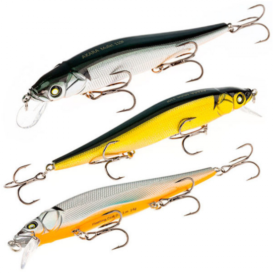 Vobleris AKARA Mullet 110F-A23/59 14g. Vobleris AKARA Mullet 110F-A23/59 14g.