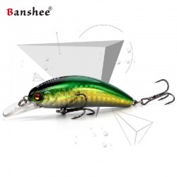 Vobleris Banshee Crankbait 45mm 4.7g GO-CM001 Green Back, Plūdrus