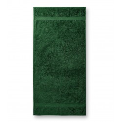 Vonios rankšluostis Malfini 903 bottle green 50x100cm. Medvilnė 450 g.m2