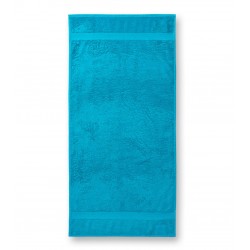 Vonios rankšluostis Malfini 905 blue atoll 70x140cm. Medvilnė 450 g.m2