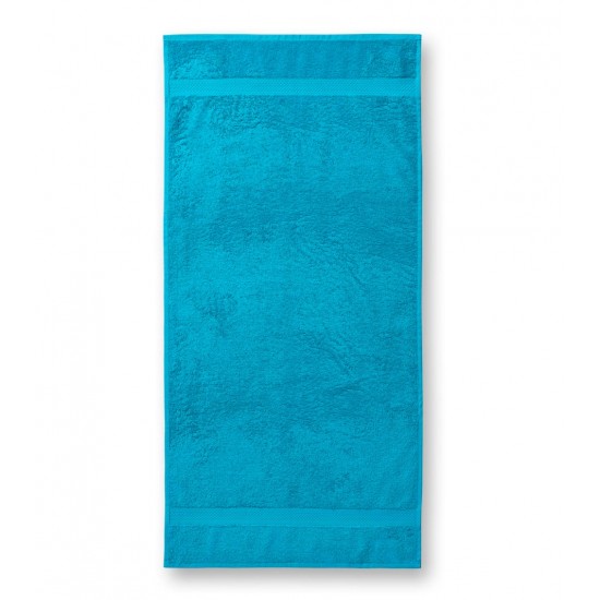 Vonios rankšluostis Malfini 905 blue atoll 70x140cm. Medvilnė 450 g.m2