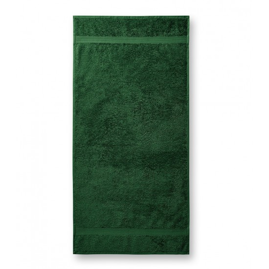 Vonios rankšluostis Malfini 905 bottle green 70x140cm. Medvilnė 450 g.m2